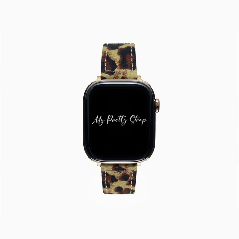 Indigo Apple Watch Strap – Leopard