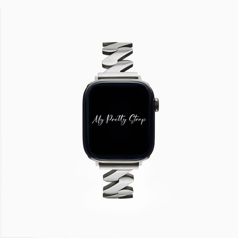 Siren Stainless Steel Strap – Silver Gem